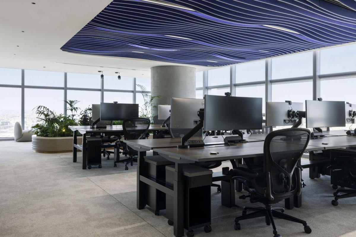 Open-plan office fit-out reference