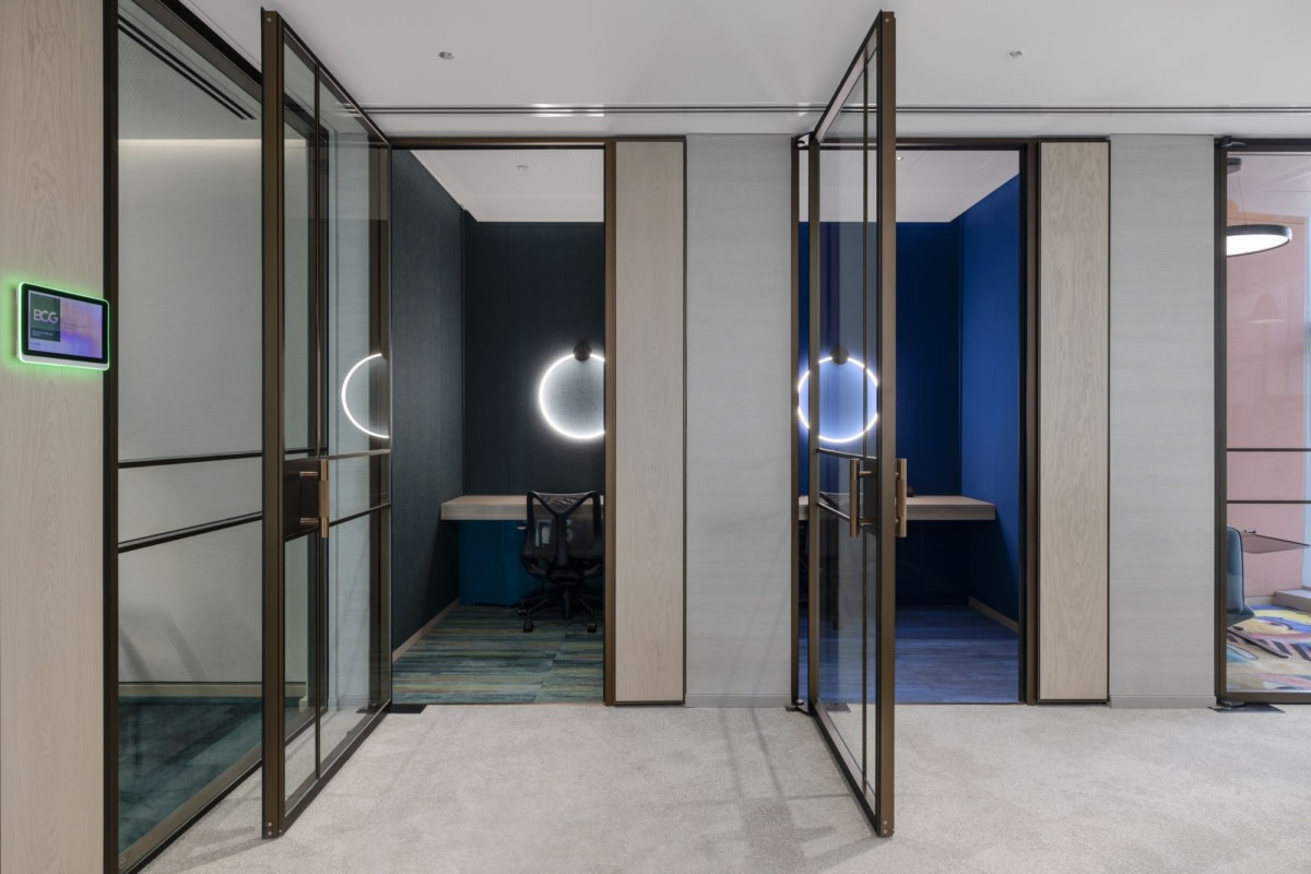 Private office pod fit-out reference